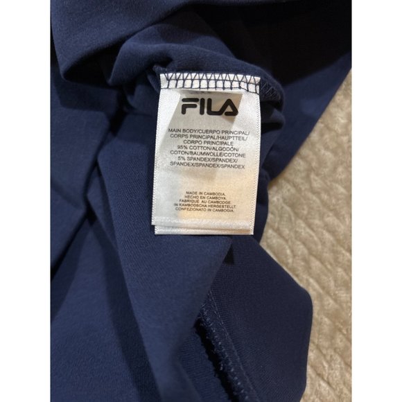 NWT FILA Mens Long Sleeve Crew Neck Lightweight Sweatshirt - Picture 5 of 5